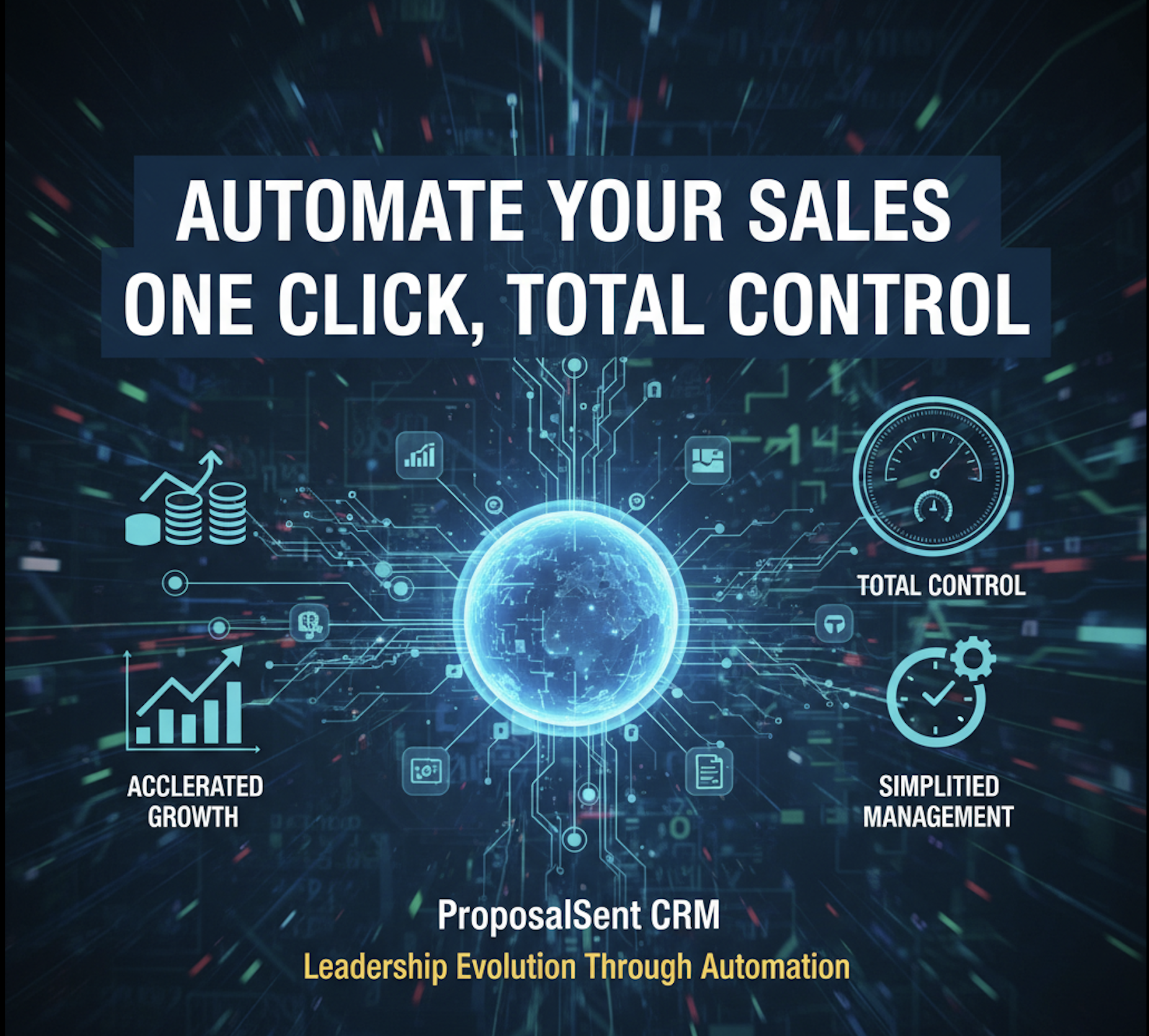 Automate Your Sales — One Click, Total Control with ProposalSent CRM